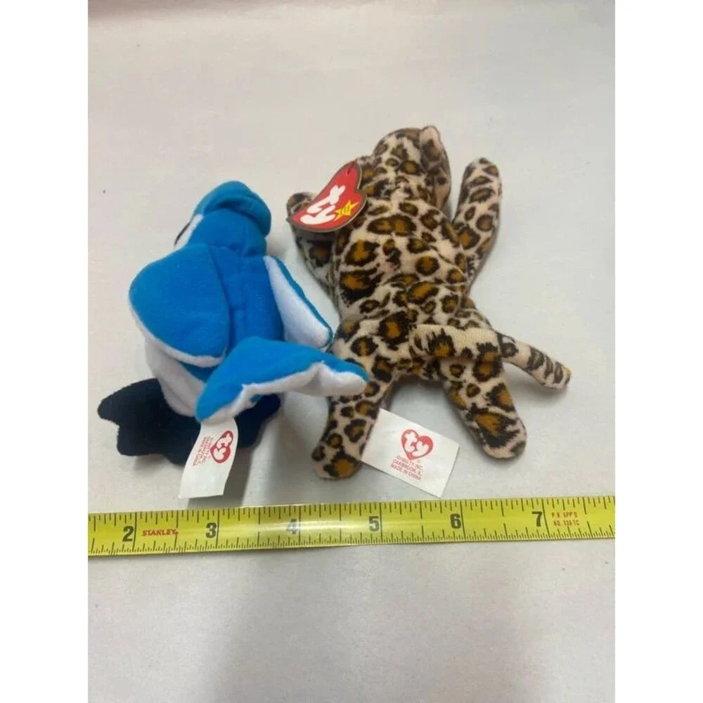McDonald’s teenie weenie beanie babies leopard and bird